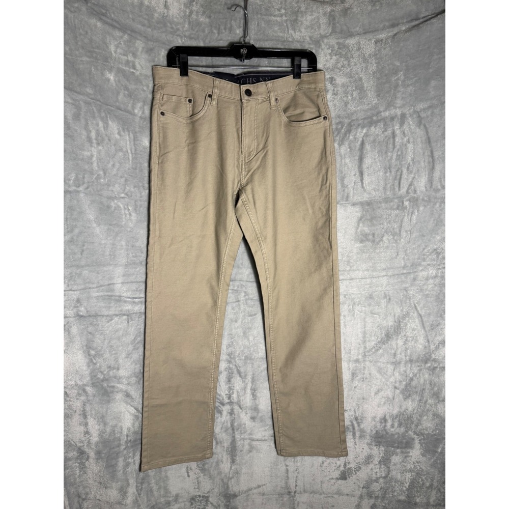 Jachs New York Mens Straight Fit Pant Flex Waistband Khaki Tan
32x30 New NWT